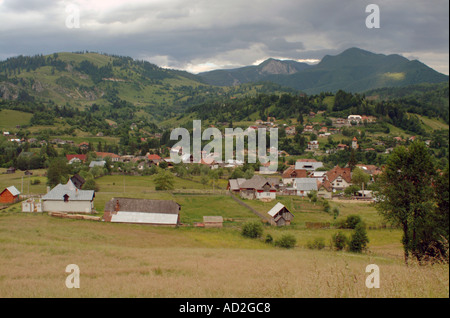 Podu Dambovitei Dorf in der Nähe von Piatra Craiului Bergen in Karpaten 177 Km von Bukarest Rumänien Europa Stockfoto