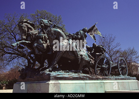 Teil des General Ulysses S Grant Memorial außerhalb der Capitol Building, Kapitol, Washington, DC, USA Stockfoto