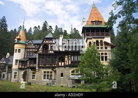 Pelisor Palastes, Sinaia, Siebenbürgen, Rumänien Stockfoto