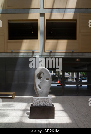 Lobby, Yale Center for British Art, New Haven, Connecticut, USA Stockfoto