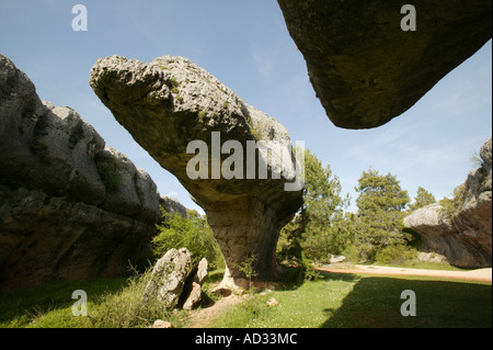 Spanien, Cuenca, Ciudad Encantada, haunted Stadt Stockfoto