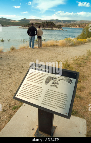 Flaming Gorge bezeichnet als National Recreation Area im Jahr 1968, Utah und Wyoming Staaten USA Stockfoto