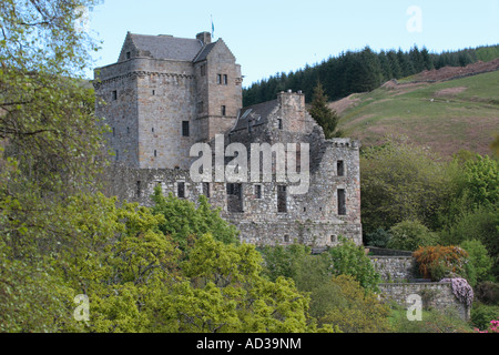 Castle Campbell, Dollar im Frühling. Stockfoto