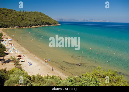 Kalamaki Beach im Dilek Halbinsel Davutlar National Park, Kusadasi Türkei. Stockfoto