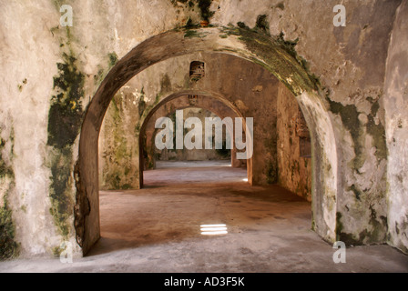 Innen gewölbt Kammer in San Juan de Ulua-Festung in der Stadt von Veracruz, Mexiko Stockfoto