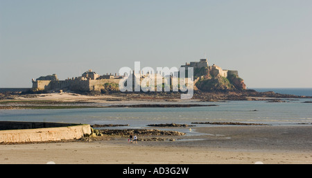 St Aubins bay St Helier Jersey Stockfoto