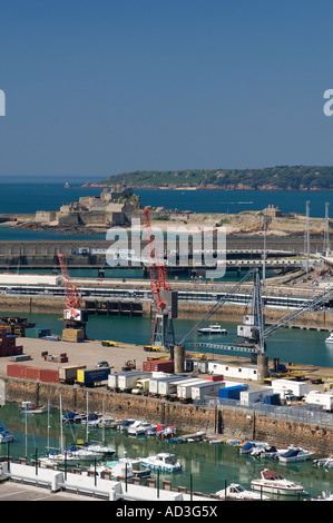 Stadt von St. Helier, Jersey. Stockfoto