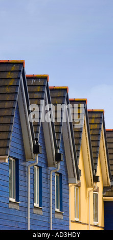 Wharf-Stil Neubau Gehäuse an einem Kai Entwicklung.Bild von Jim Holden Stockfoto
