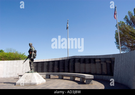 Arkansas Vietnam Veterans Memorial im Garten in Little Rock Arkansas State Capitol Stockfoto