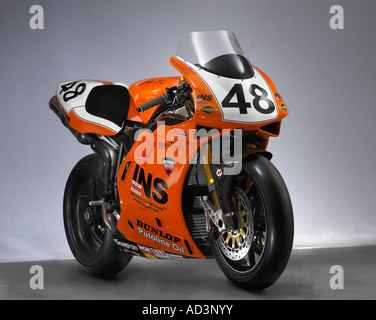 2000 2001 Ducati-Rennrad Stockfoto