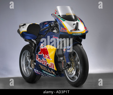 2000 2001 Ducati-Rennrad Stockfoto