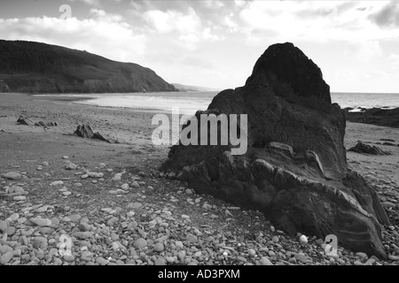 Clarach Bucht in der Nähe von Aberystwyth in Wales Stockfoto