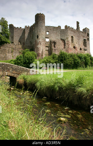 Laugharne Castle, Pembrokeshire, Südwales Stockfoto
