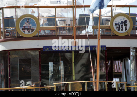 Ex-Beatles Yacht Vagrant Restaurant in Funchal Madeira Stockfoto