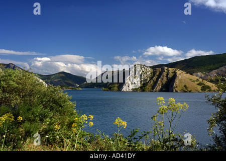 Embalse de Luna, ein Reservoir in Leon, Spanien Stockfoto