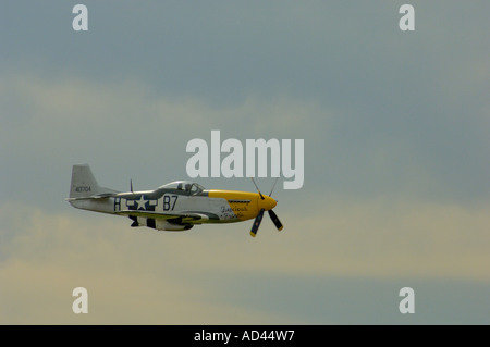 Amerikanischen WW2 Mustang Kämpfer Stockfoto