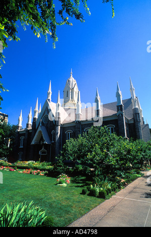 Aula der Mormonen in Salt Lake City in Utah Stockfoto