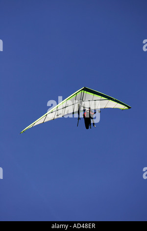 Tandem - Hängegleiter-Piloten Stockfoto