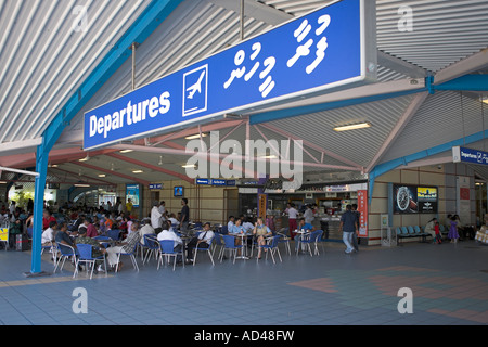 Malé International Airport auf den Malediven, Asien Stockfoto