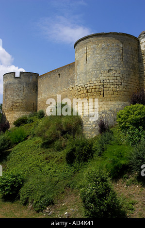 Montreuil Bellay Schloss Loire-Tal Frankreich Stockfoto