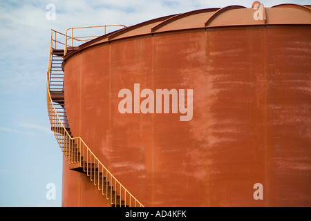 Einem großen Vorratsbehälter Stockfoto