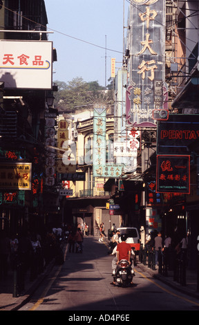 Macau alten Straßen der Innenstadt Stockfoto
