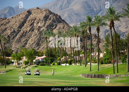 La Quinta Resort Mountain Golfplatz Stockfoto