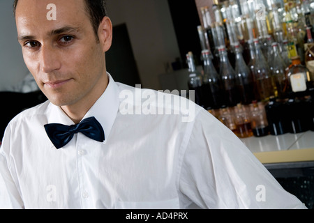 Ein Barkeeper Stockfoto
