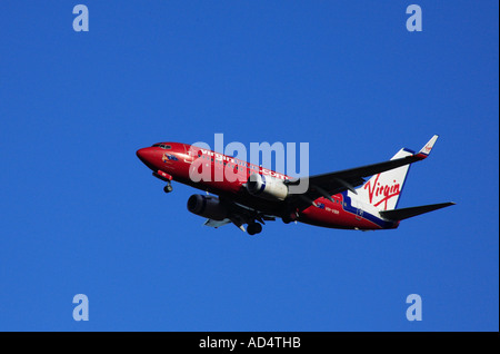 Virgin Blue Boeing 737-Flugzeuge Stockfoto