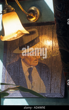 James Joyce Malerei gebisslose Bar Belfast Nordirland Stockfoto