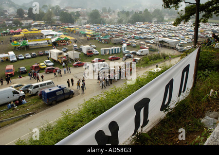 Balkan Brass Band Musik Festival Guca / Serbien 2005 Stockfoto
