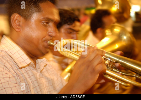 Balkan Brass Bands Musik Festival Guca / Serbien 2005, Musiker Stockfoto