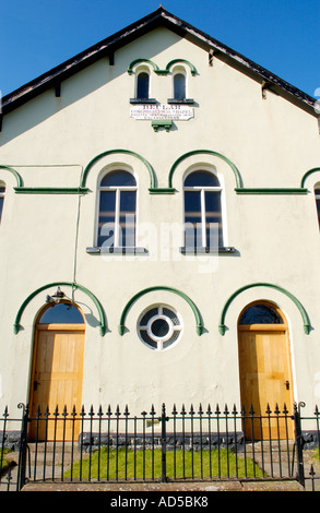 Beulah Congregational Chapel bei Beulah Powys Mid Wales UK erbaut 1821 baute 1841 und 1883 Stockfoto