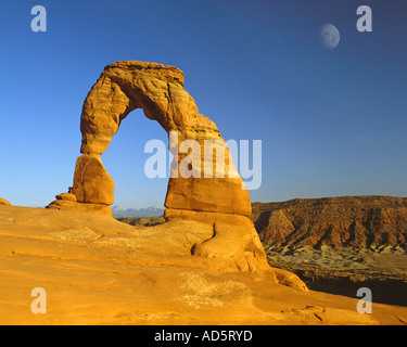 USA - UTAH: Delicate Arch im Arches National Park Stockfoto