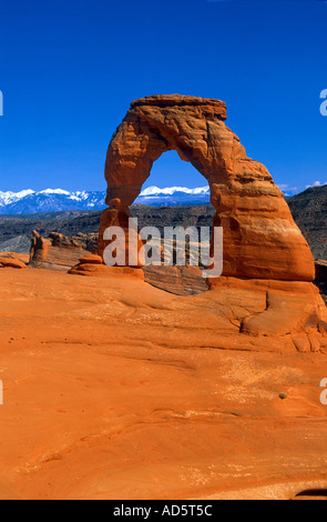 ZARTE ARCH ARCHES-NATIONALPARK-UTAH Stockfoto