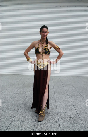 15 07 07 Starwars Celebration Europe bei Excel centre Docklands London Prinzessin Leia Stockfoto