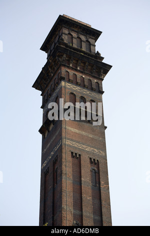 Das Italianate Wahrzeichen Indien Mühle Schornstein Darwen East Lancashire UK Stockfoto