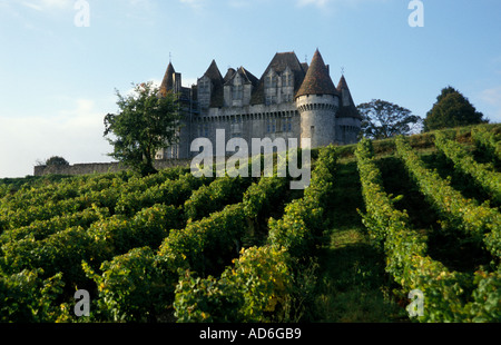 Wein Frankreich Monbazillac Chateau Cahors Stockfoto