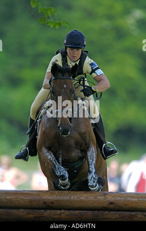 Pippa Funnell auf Ensign Braham International Horse Trials 09 06 2007 Braham Park Yorkshire Stockfoto