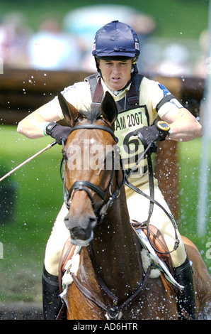 Pippa Funnell auf Ensign Braham International Horse Trials 09 06 2007 Braham Park Yorkshire Stockfoto