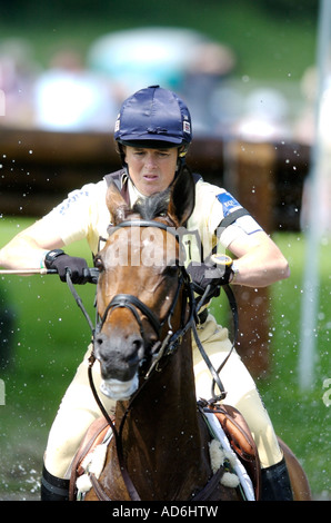 Pippa Funnell auf Ensign Braham International Horse Trials 09 06 2007 Braham Park Yorkshire Stockfoto