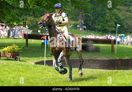 Pippa Funnell auf Ensign Braham International Horse Trials 09 06 2007 Braham Park Yorkshire Stockfoto