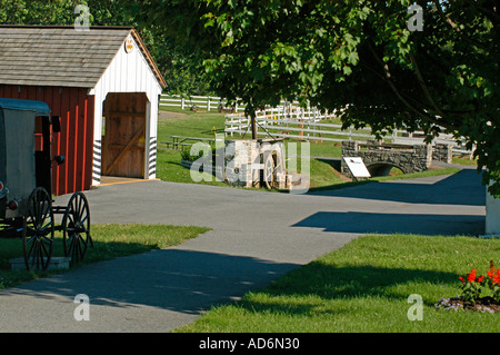 Amische Bauernhof, Lancaster, Pennsylvania, USA Stockfoto