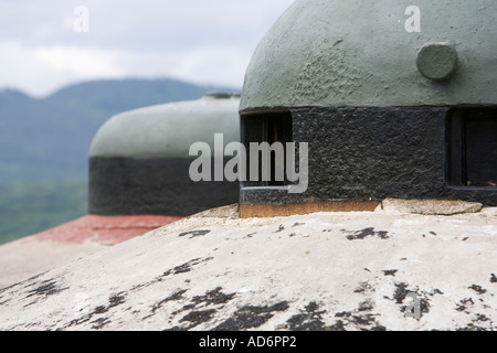 Fort Schoenenbourg Bunkeranlage an der Maginot-Linie Ouvrage Schoenenbourg Elsass Frankreich Mai 2006 Stockfoto