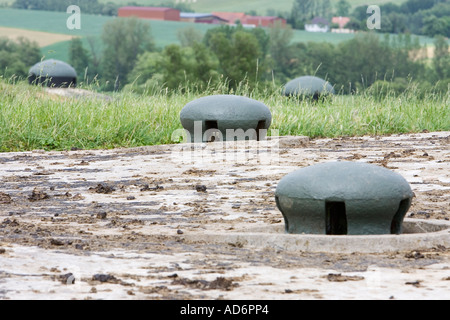 Fort Schoenenbourg Bunkeranlage an der Maginot-Linie Ouvrage Schoenenbourg Elsass Frankreich Mai 2006 Stockfoto