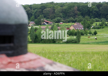 Fort Schoenenbourg Bunkeranlage an der Maginot-Linie Ouvrage Schoenenbourg Elsass Frankreich Mai 2006 Stockfoto