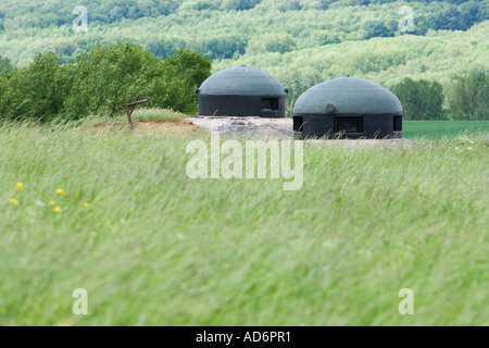 Fort Schoenenbourg Bunkeranlage an der Maginot-Linie Ouvrage Schoenenbourg Elsass Frankreich Mai 2006 Stockfoto