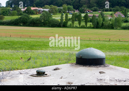 Fort Schoenenbourg Bunkeranlage an der Maginot-Linie Ouvrage Schoenenbourg Elsass Frankreich Mai 2006 Stockfoto