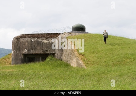 Fort Schoenenbourg Bunkeranlage an der Maginot-Linie Ouvrage Schoenenbourg Elsass Frankreich Mai 2006 Stockfoto