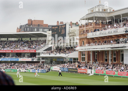 MCC Herrn Cricket ground Londoner Team Pause Stockfoto